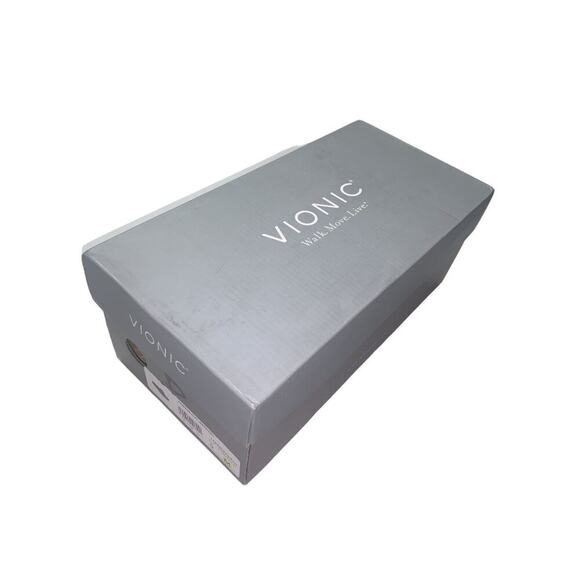 VIONIC Wave Navy Webbing Sandals Size 9M Orthotic Comfort - Picture 8 of 13